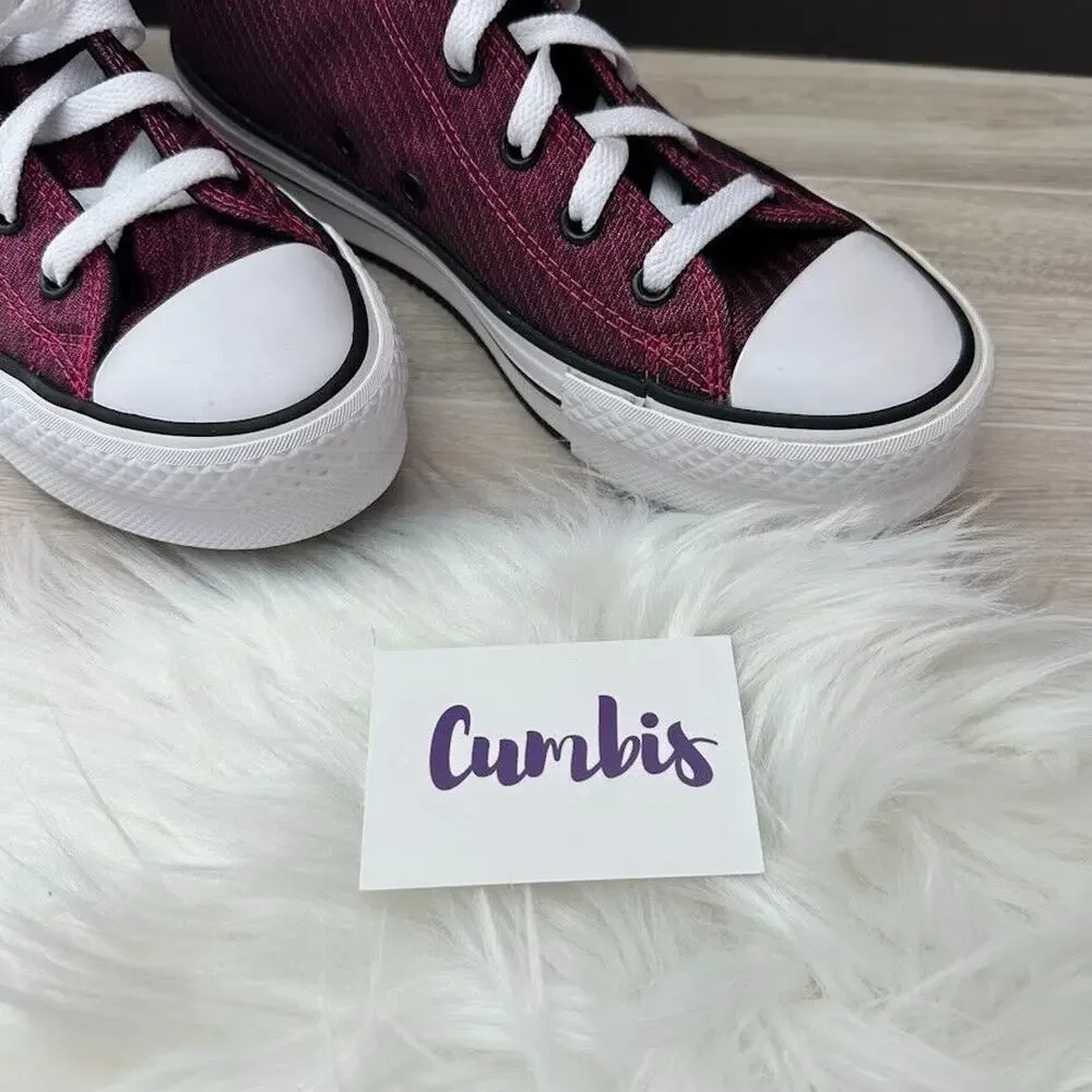 Converse Chuck Taylor Lift Platform SB Canvas Shoes Size 6 Women -Kid 4 A05496C‎